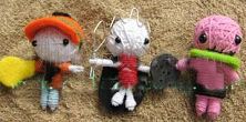 Voodoo doll hanging decoration